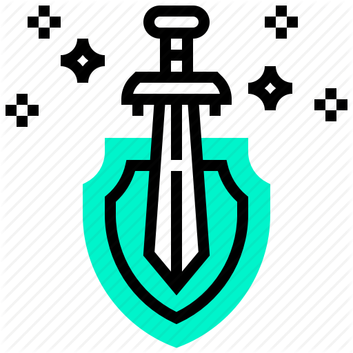 512x512 Guardian, Knight, Protection, Shield, Sword, Warrior, Weapon Icon