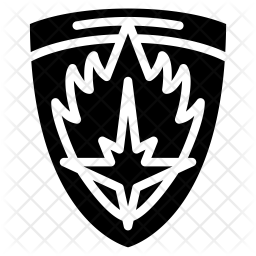 256x256 Guardians Of The Galaxy Icon Of Glyph Style