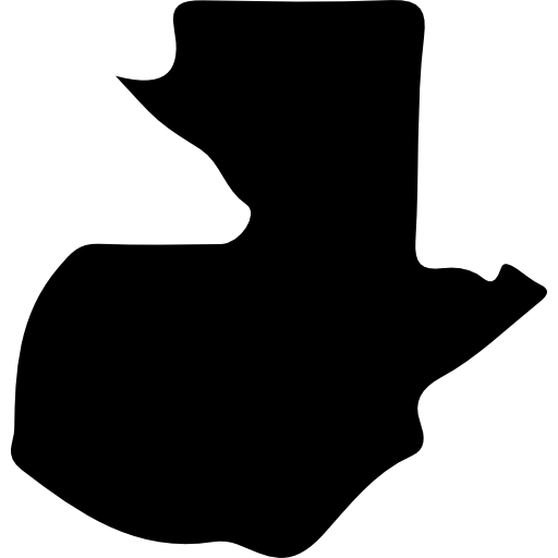 512x512 Guatemala Country Map Black Shape Icons Free Download