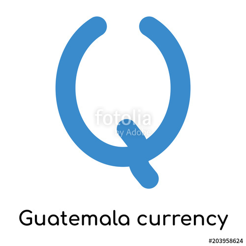 500x500 Guatemala Currency Icon Isolated On White Background Stock Image