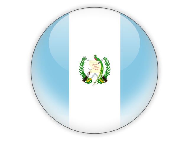 640x480 Round Icon Illustration Of Flag Of Guatemala