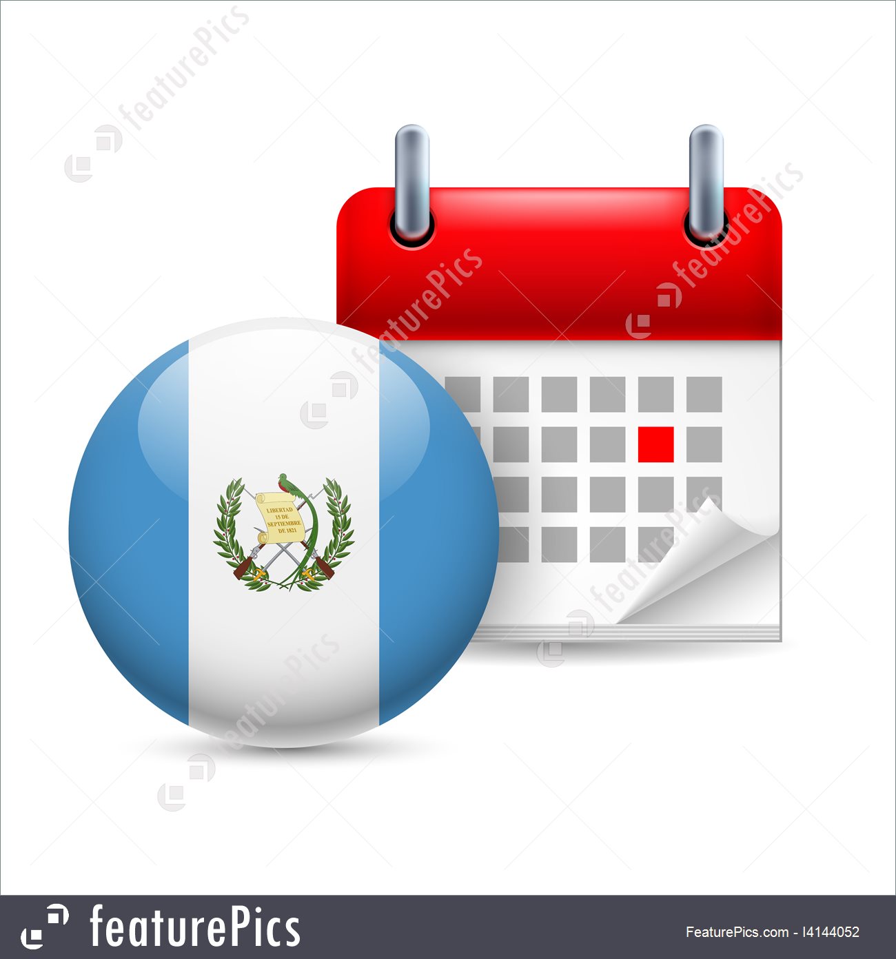 1300x1392 Flags Icon Of National Day In Guatemala