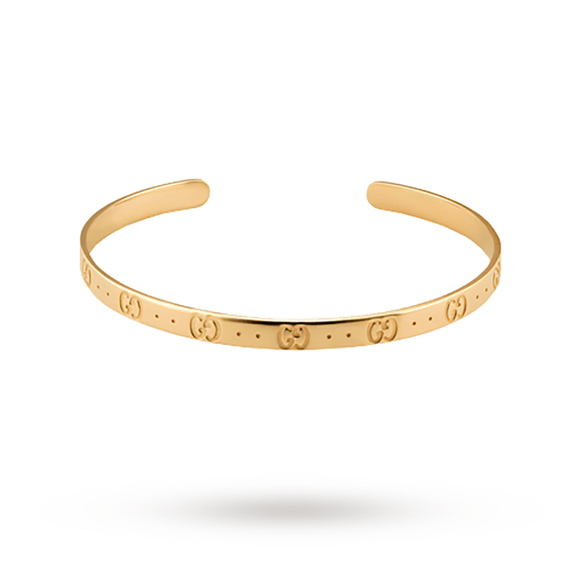 640x640 Gucci Icon Blossom Yellow Gold Bangle Bracelets Jewellery