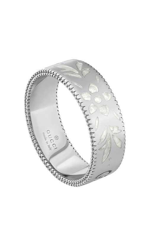 500x800 Gucci Icon Ring White Gold And White Enamel