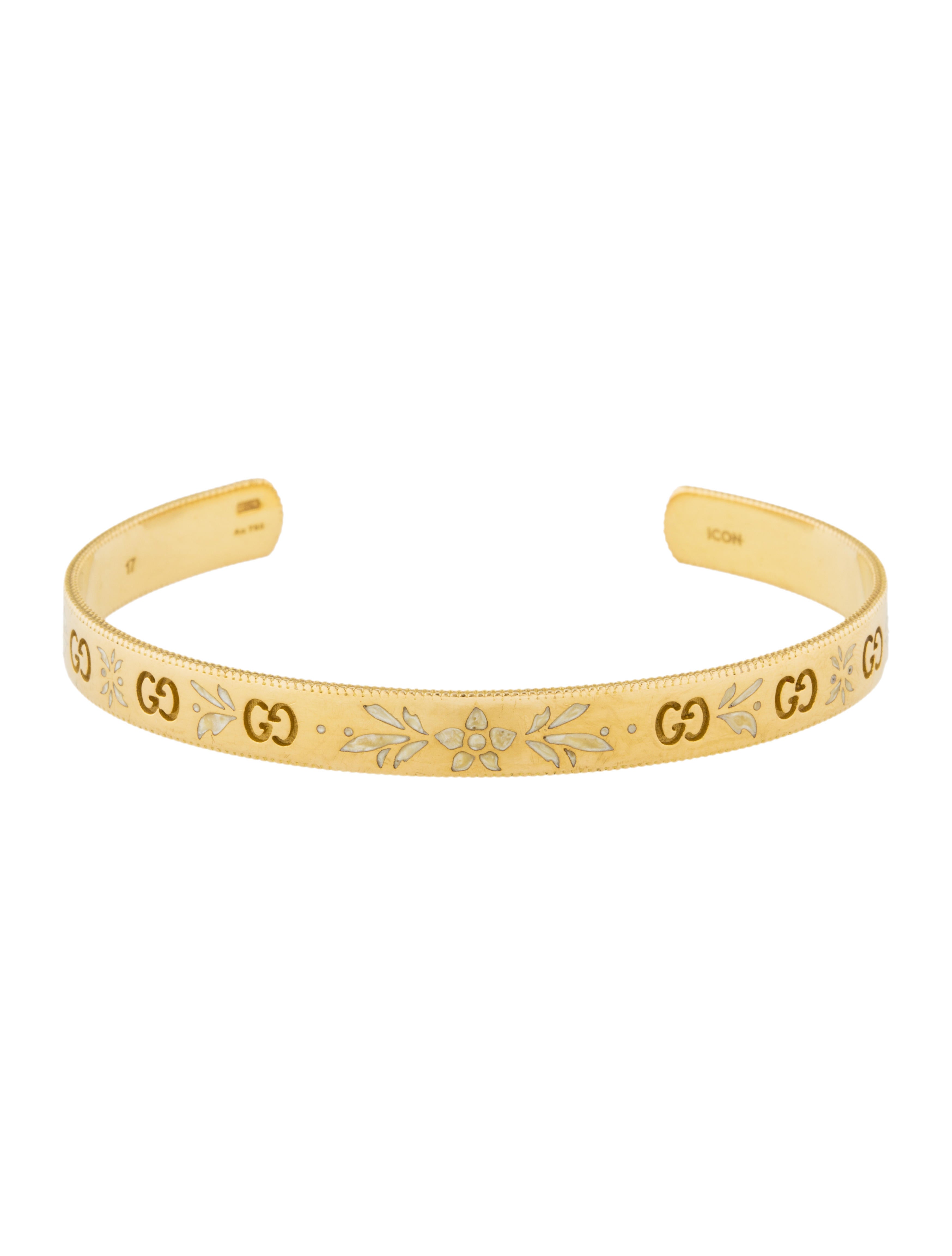 3495x4610 Gucci Icon Blossom Enamel Cuff