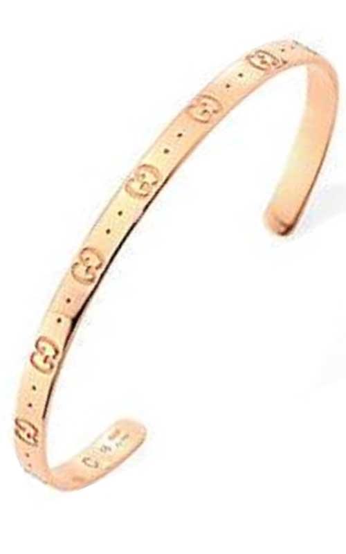 500x800 Gucci Icon Bangle Bracelet Pink Gold