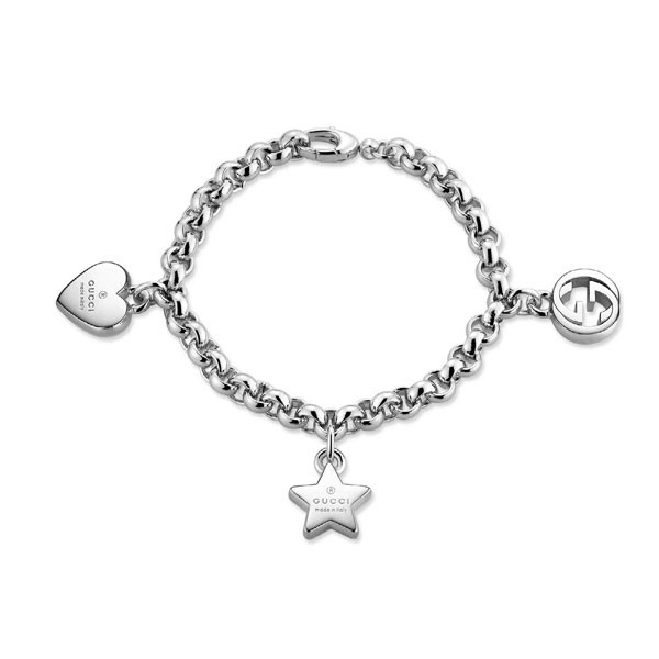 600x600 Gucci Icon Triple Charm Silver Bracelet