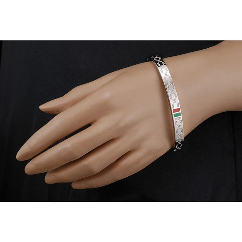 800x800 High End Gucci Replica Green And Red Web Icon Silver Dimension