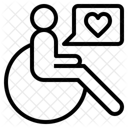 256x256 Facilities For Disable Guest Icon Of Line Style