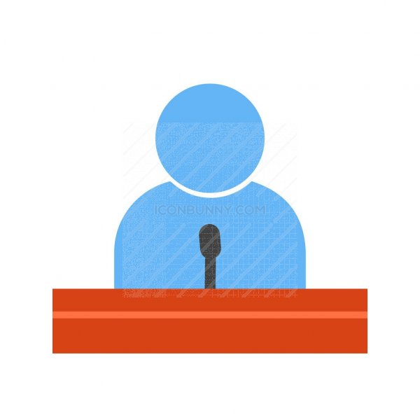 600x600 Guest Speaker Flat Multicolor Icon