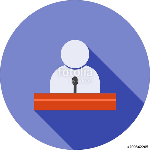 500x500 Guest Speaker Icon Stock Image And Royalty Free Vector