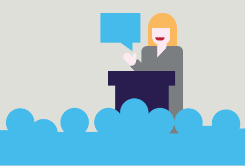 478x324 Keynote Speaker Clipart