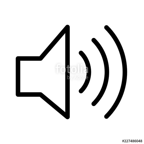 500x500 Volume Loud Interface App Gui Software Buttons Vector Icon Stock