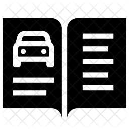 256x256 Driving Guidelines Icon Of Glyph Style