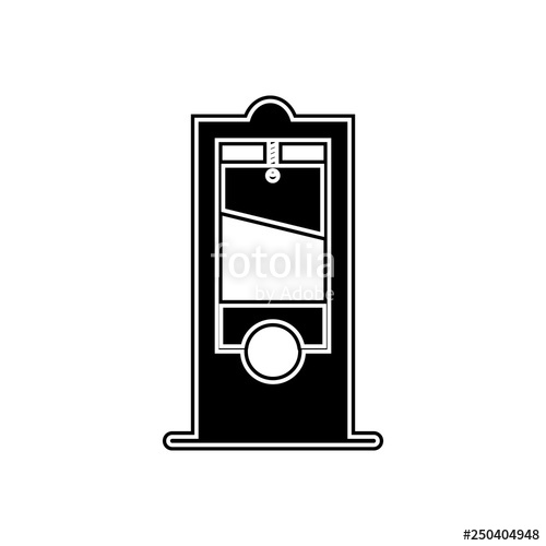 500x500 Guillotine Icon Element Of Cityscape For Mobile Concept And Web