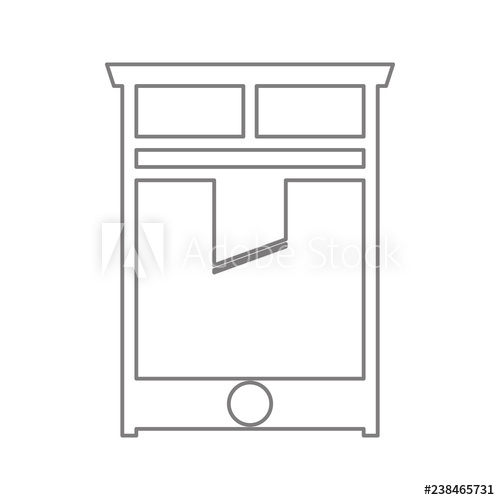 500x500 Guillotine Icon Element Of Cyber Security For Mobile Concept