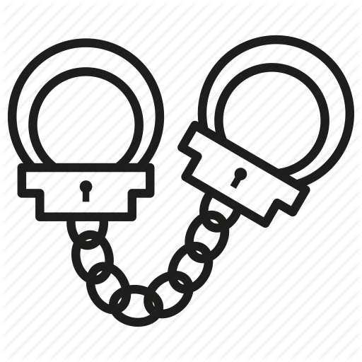 512x512 Arrest, Authority, Background, Black, Bracelet, Chain, Closed