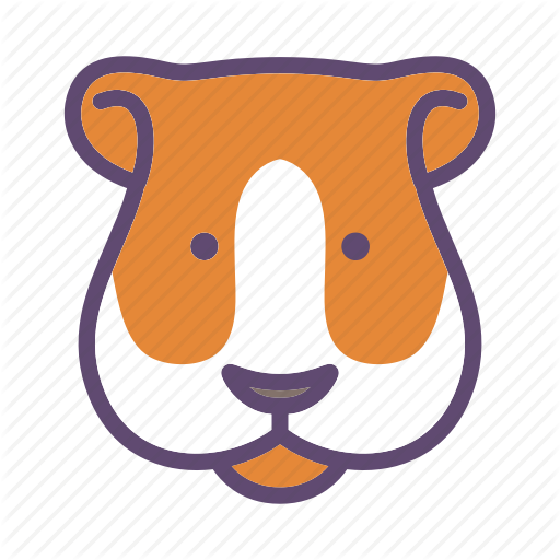 512x512 Animal, Cavy, Farm, Guinea Pig, Head Icon