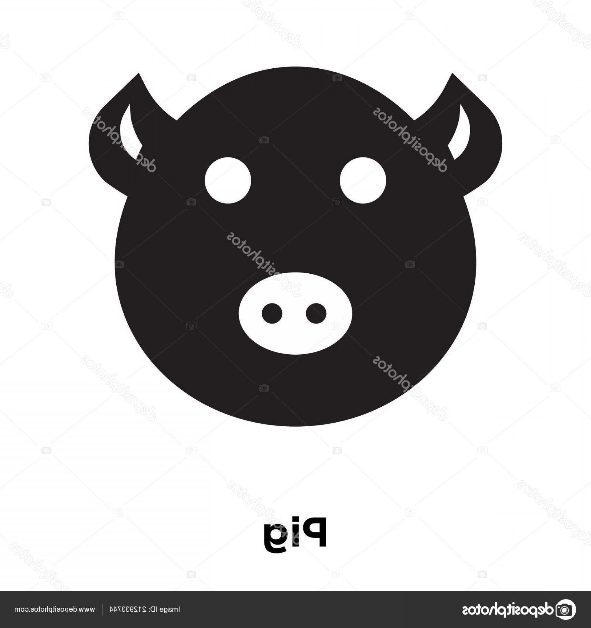 1920x2040 Stock Illustration Pig Icon Vector Isolated White Geekchicpro