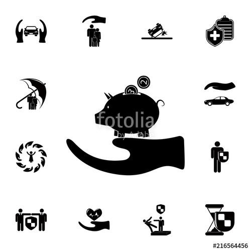 500x500 Guinea Pig In Hand Icon Detailed Set Of Insurance Icons Premium