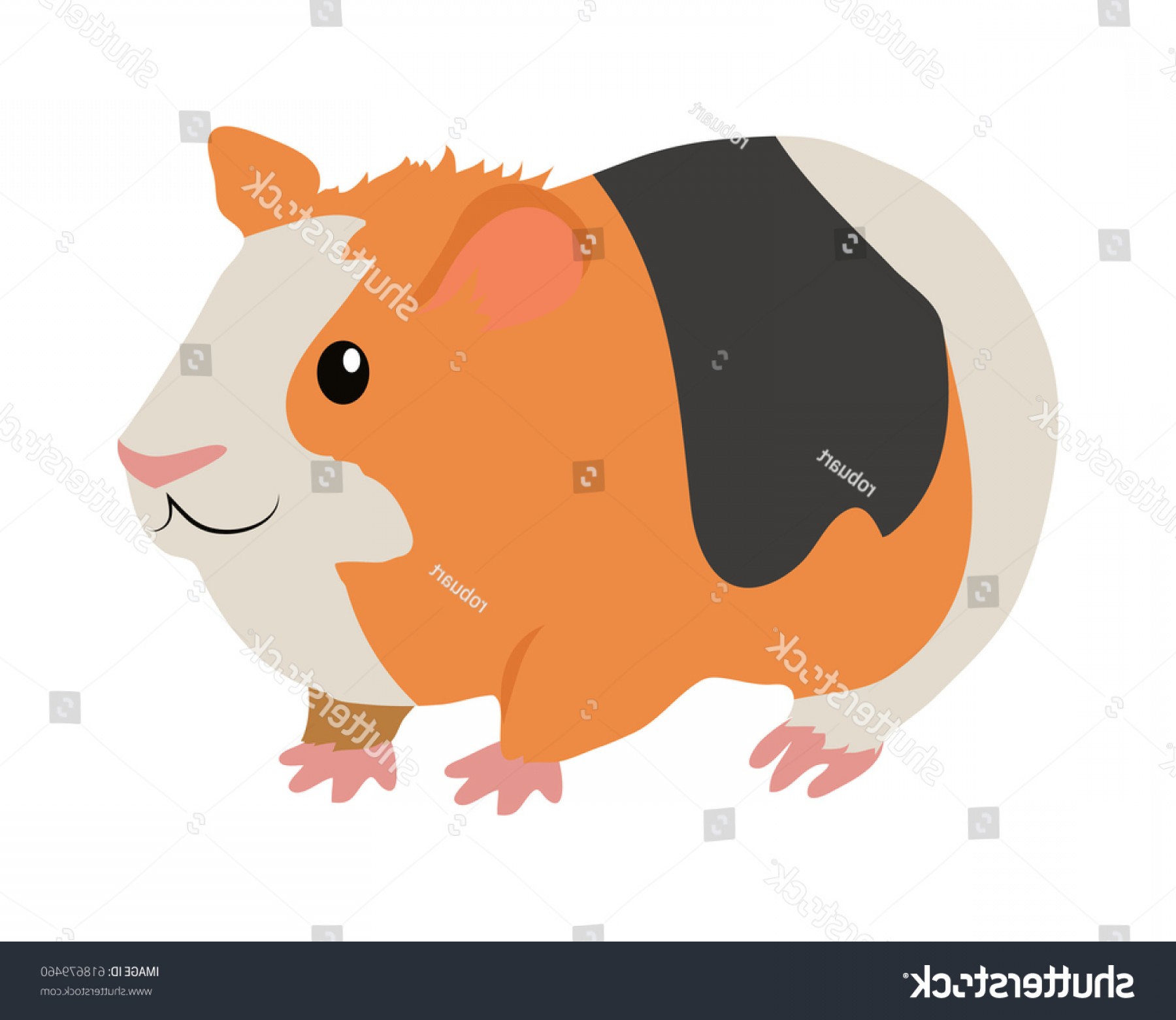 1800x1560 Cute Guinea Pig Cartoon Character Icon Geekchicpro
