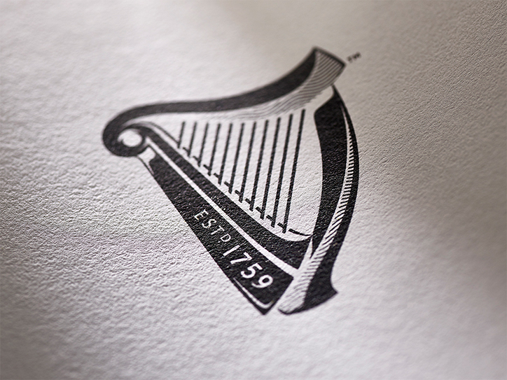 724x543 Design Bridge Creates New Harp Icon For Guinness It's Nice That
