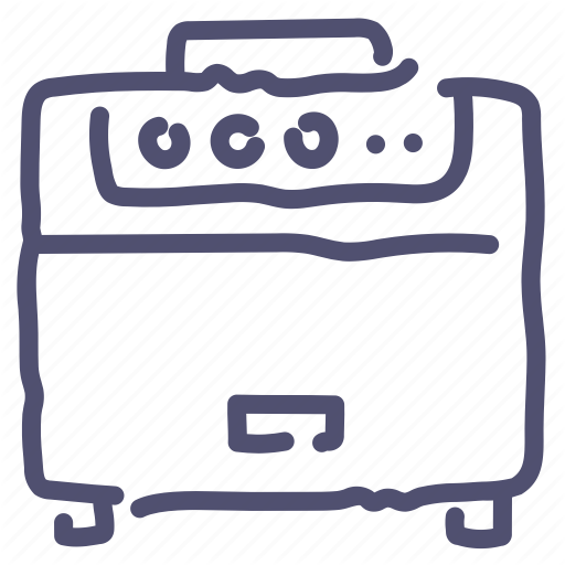 512x512 Amplifier, Guitar, Music, Radio, Speaker Icon