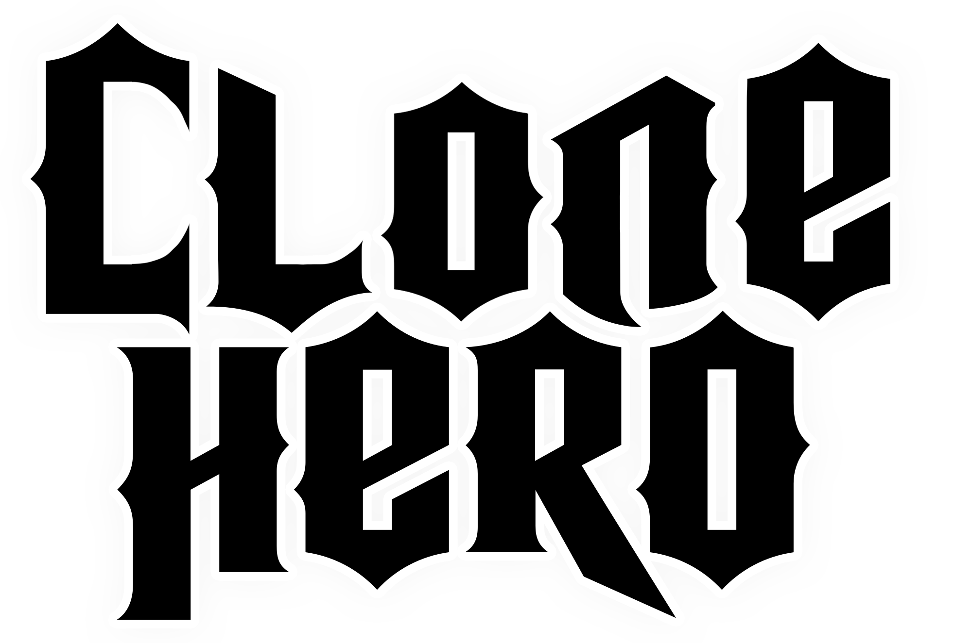 2000x1325 I Made A Clone Hero Logo In The Style Of Guitar Hero Logos Clonehero