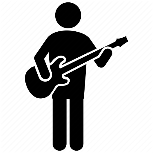 512x512 Acoustic Guitar, Guitar Man, Guitar Player, Guitarist, Musician Icon