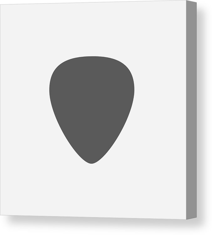 678x750 Guitar Pick Icon Canvas Print Canvas Art