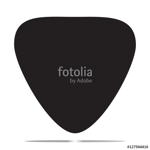 500x500 Guitar Pick Icon Stock Image And Royalty Free Vector