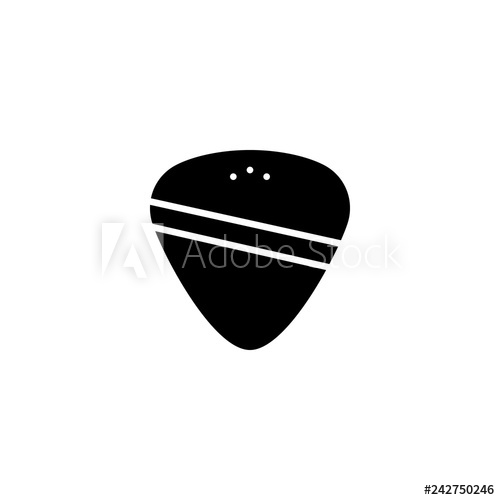 500x500 Guitar Pick Icon Vector Guitar Pick Vector Graphic Illustration