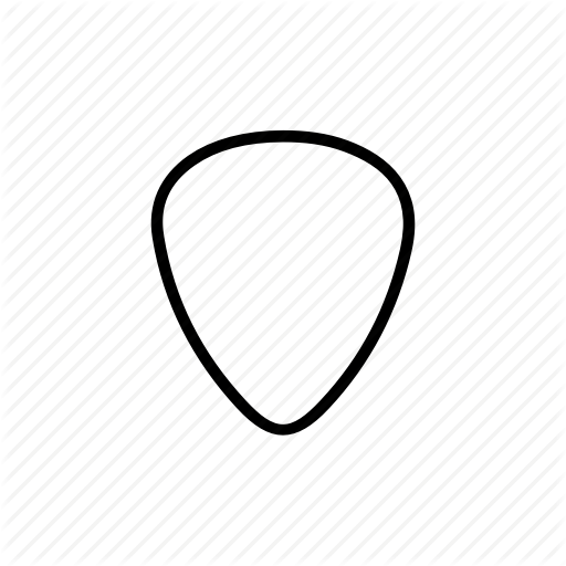 512x512 Guitar, Guitar Pick, Instrument, Melody, Music Icon