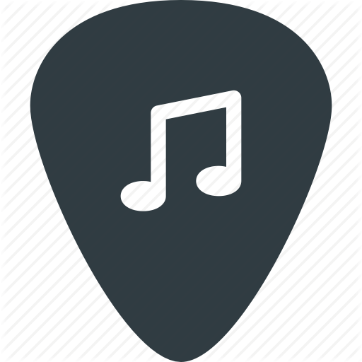 512x512 Guitar, Instrument, Music, Pick, Play Icon