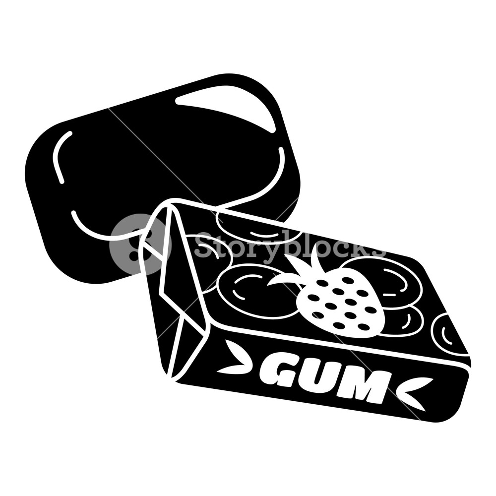 1000x1000 Fruit Gum Icon Simple Illustration Of Fruit Gum Vector Icon