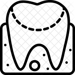 256x256 Gum Icon Of Line Style