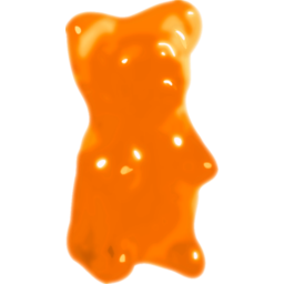 256x256 Orange Gummy Icon