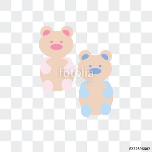 500x500 Gummy Bear Icon Isolated On Transparent Background Modern