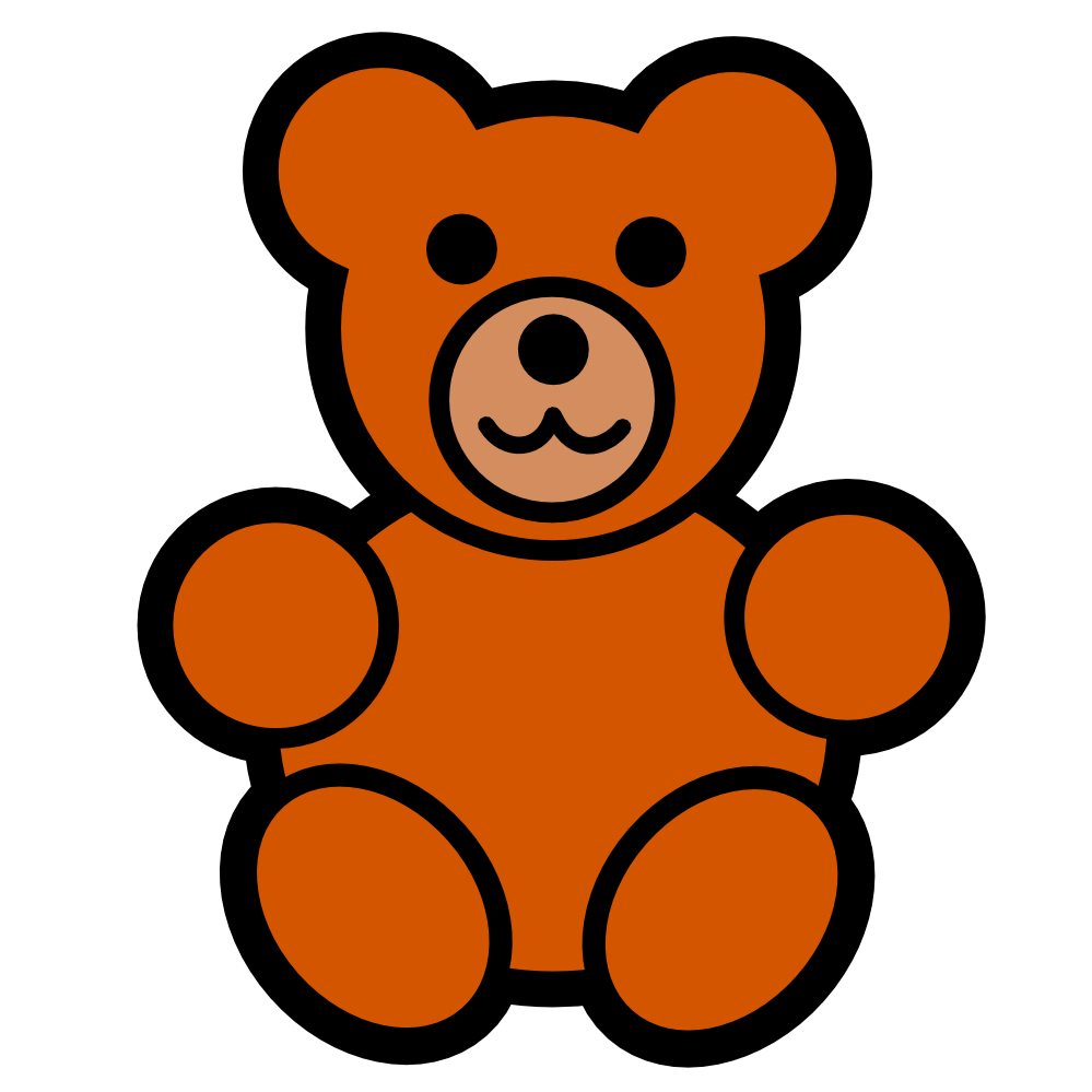 999x999 Teddy Bear Icon Coloring