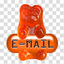 256x256 Generic Gummy Bear Icons, Email, Red Gummy Bear Transparent