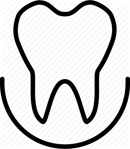 449x512 Dental, Gum, Gut, Jaw, Meat, Tooth Icon