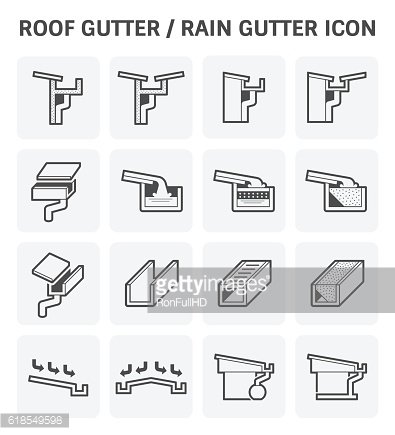 395x435 Roof Gutter Icon Premium Clipart