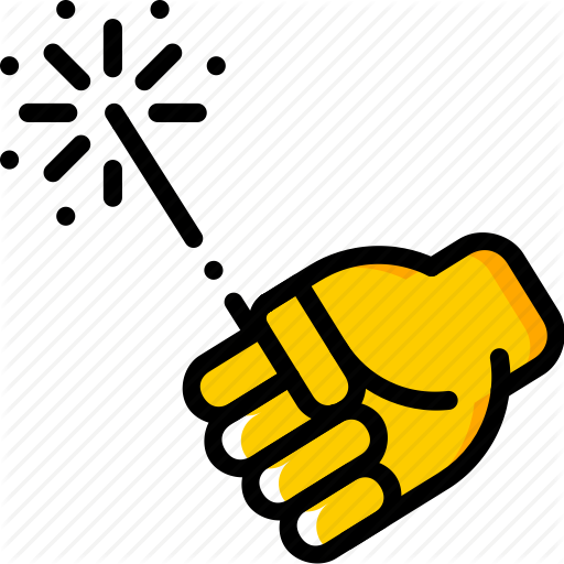 512x512 Dangerous, Firework, Glove, Hand, Safety, Sparkler Icon