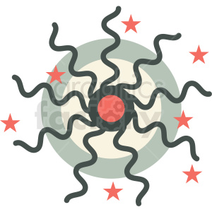 300x300 Fireworks Guy Fawkes Day Vector Icon Image Clipart Royalty Free