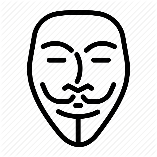 512x512 Anonymous, Fawkes, Guy, Mask, Vendetta Icon