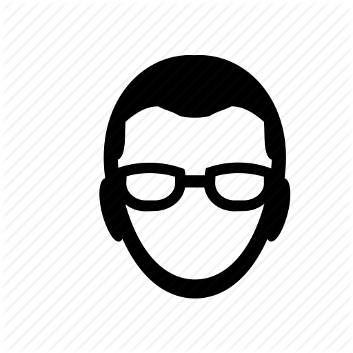 512x512 Face, Glasses, Guy, Male, Man, Portrait, User Icon