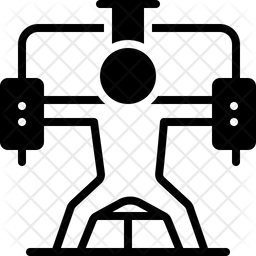 Gym Icon Of Glyph Style 256x256 Gym Icon Of Glyph Style