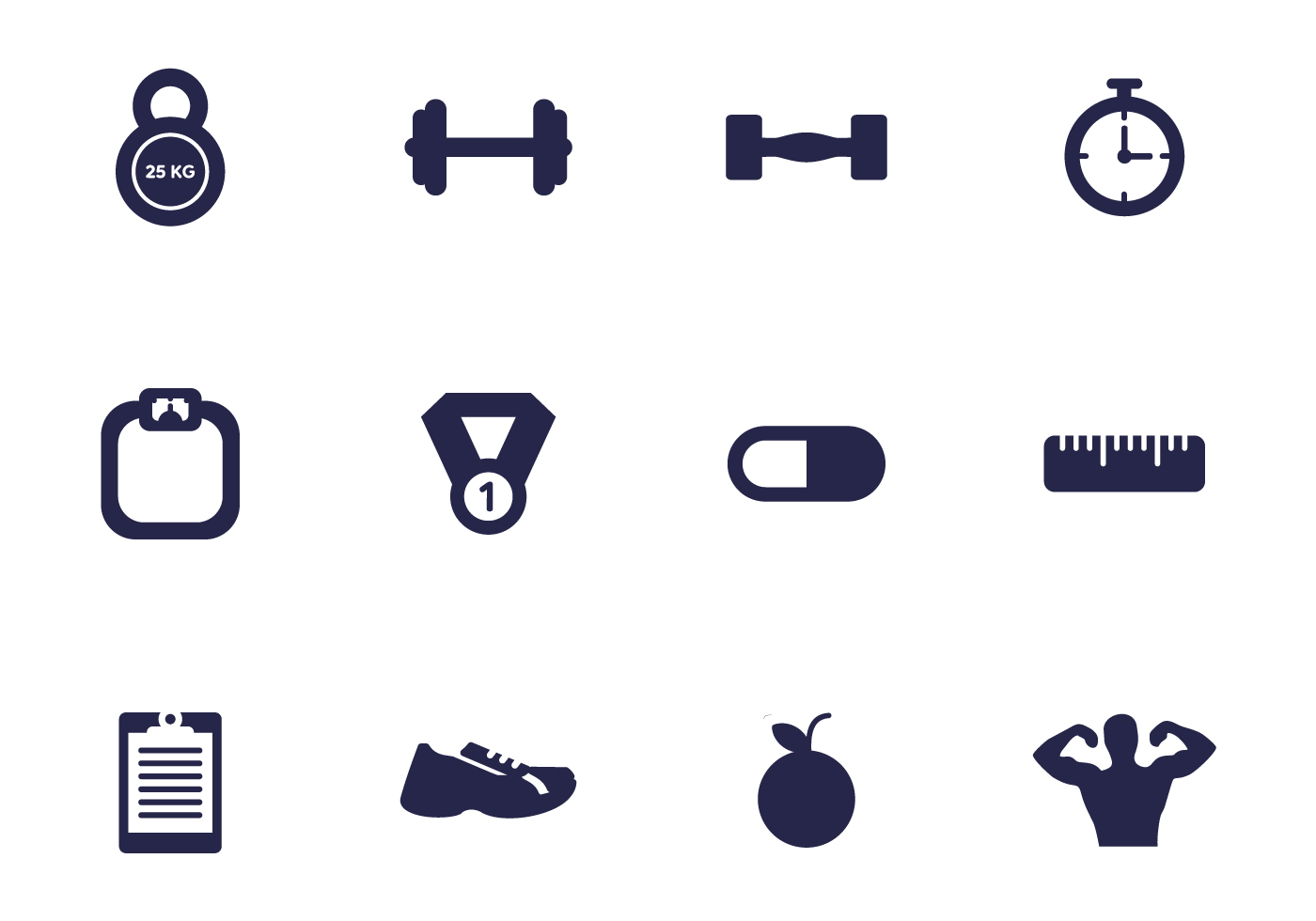Gym Icons Free Vector Art 1400x980 Gym Icons Free Vector Art