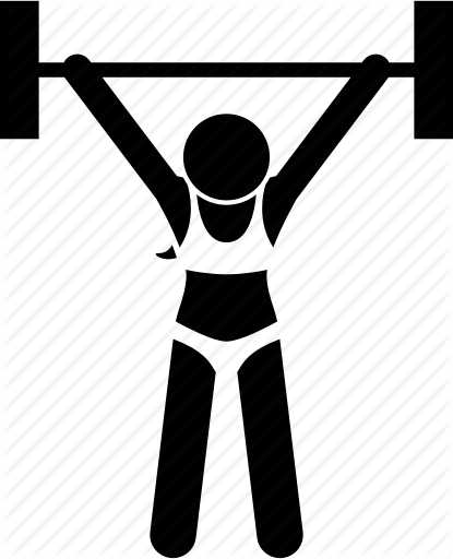 415x512 Body Builder, Female, Fitness, Gym, Muscle, Strength, Woman Icon