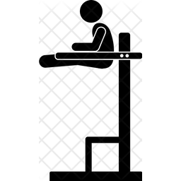256x256 Gymnasium Icon Of Glyph Style